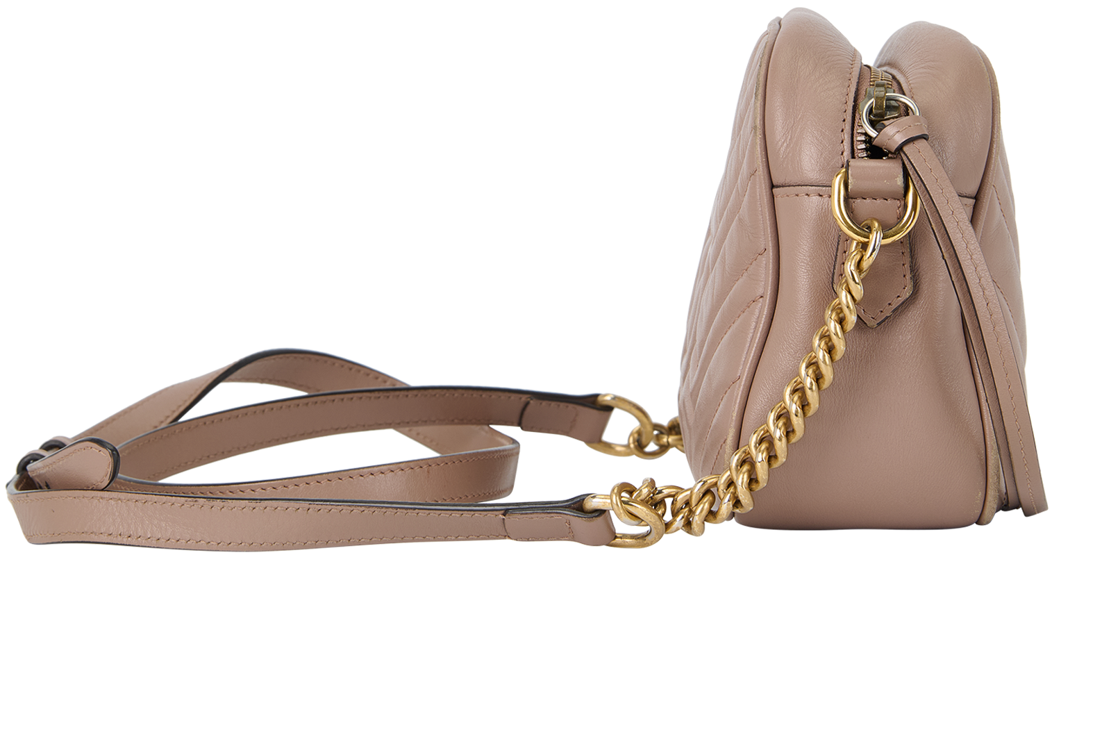 Small Marmont, &pound;450, Handbags, Leather, Side view